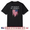 No Kings in America America Flag Vintage No Kings Shirt