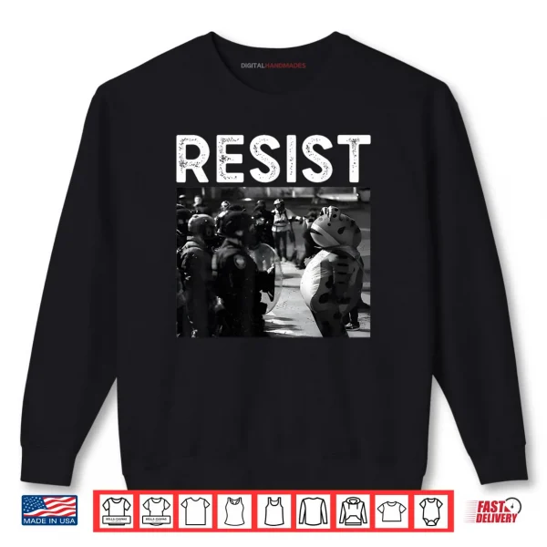 Sweatshirt Portland Frog Protest Resist Shirt