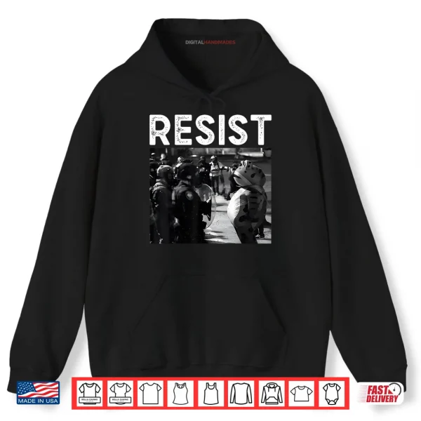 Hoodie Portland Frog Protest Resist Shirt