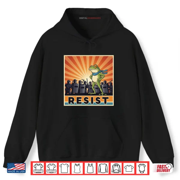 Hoodie Portland Frog Protest Shirt 1 3