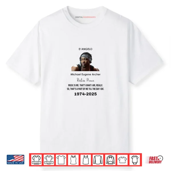 Rip D’Angelo Micheal Eugene Archer 1974 2025 Shirt