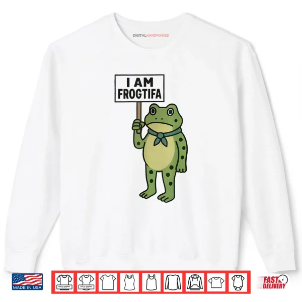 Sweatshirt I Am Frogtifa Frog Portland Freedom Frog Shirt