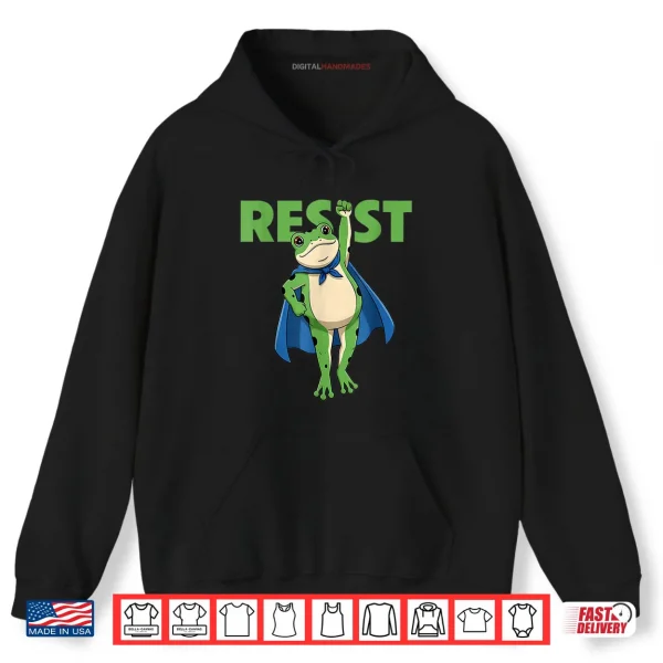Portland Frog Protest SuperFrog Shirt 2 Hoodie Portland Frog Protest SuperFrog Shirt