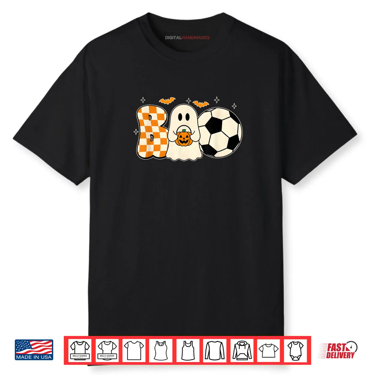 Boo Ghost Playing Soccer Halloween Players Trick or Treat Shirt Boo Ghost Playing Soccer Halloween Players Trick or Treat Shirt