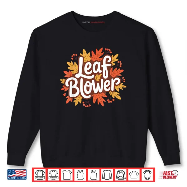 Sweatshirt Leaf Blower Fall Costume Couple Halloween Matching Funny Shirt