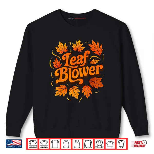 Leaf Blower Fall Costume Couple Halloween Matching Shirt 1 Sweatshirt Leaf Blower Fall Costume Couple Halloween Matching Shirt