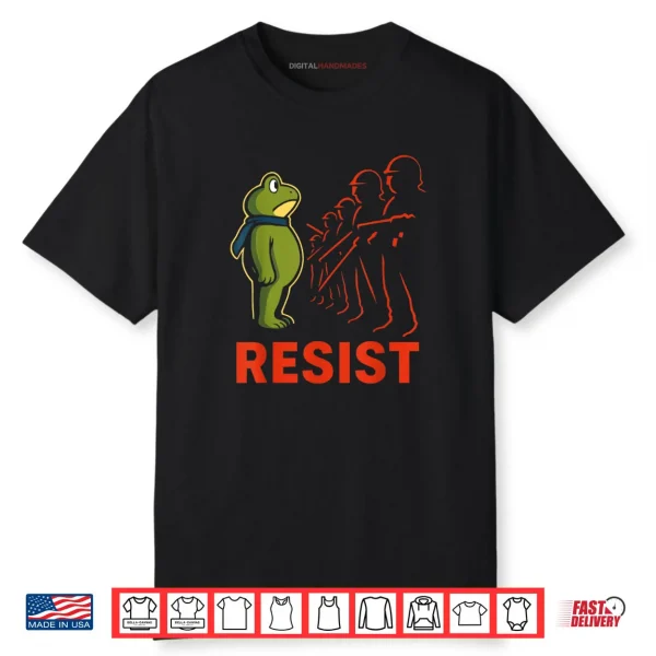 Portland 2025 Resist Portland Frog Protest Vintage Shirt