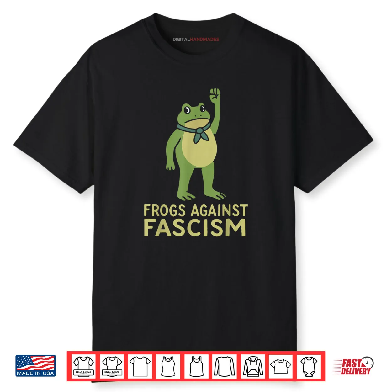 Frogs Against Fascism Retro Shirt Frogs Against Fascism Retro Shirt