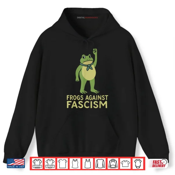 Frogs Against Fascism Retro Shirt 2 Hoodie Frogs Against Fascism Retro Shirt