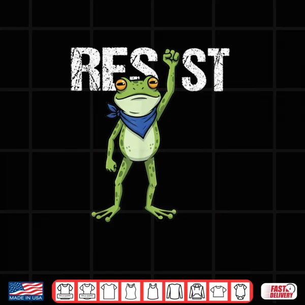 Design Frogs Resist Portland Frog Protest Funny Gifts Shirt