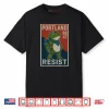 Portland 8647 Frog Resist Protest Retro Vintage Shirt