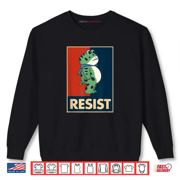 Sweatshirt Portland Frog Brigade Oregon Frogs Together Resist Strong Shirt