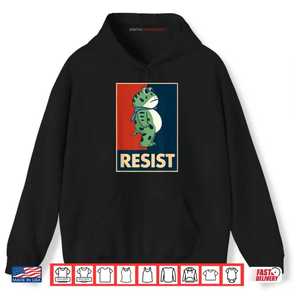 Hoodie Portland Frog Brigade Oregon Frogs Together Resist Strong Shirt