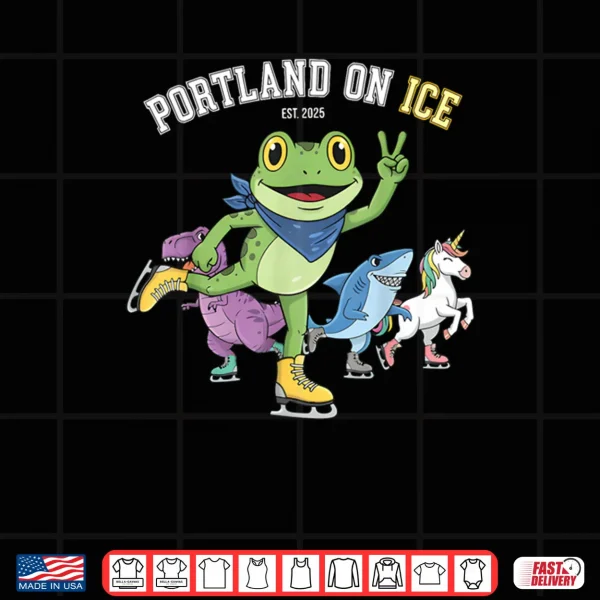 Design Portland on ICE Portland Frog Protest Shirt