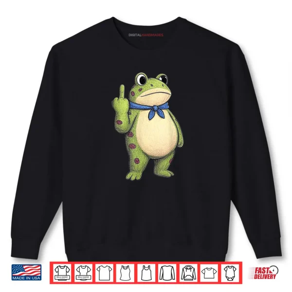 Sweatshirt Resist Portland Frog Protest No Kings Portland Frog Activist Shirt