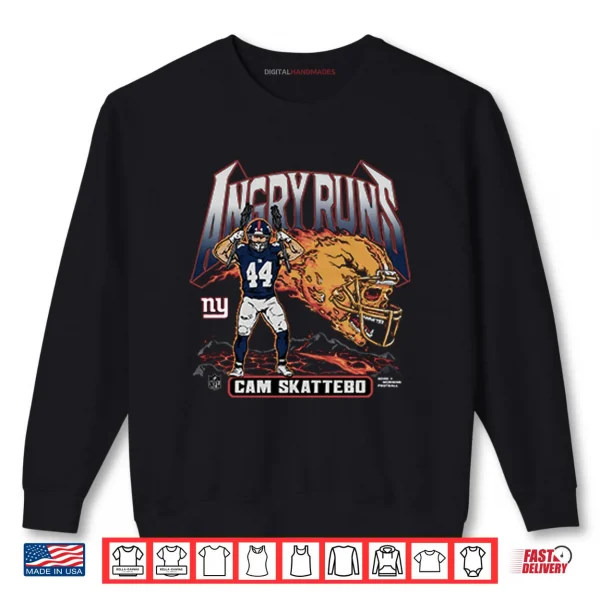 Sweatshirt Angry Runs Cam Skattebo Shirt