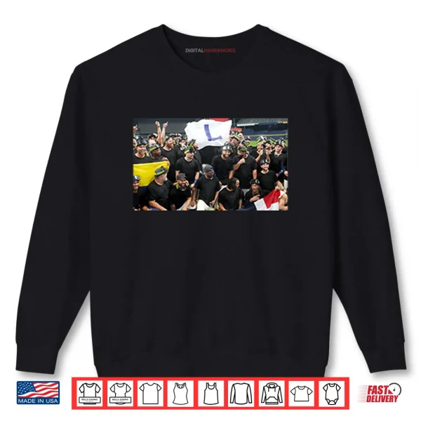 Sweatshirt Milwaukee Brewers Flying The L Flag Shirt