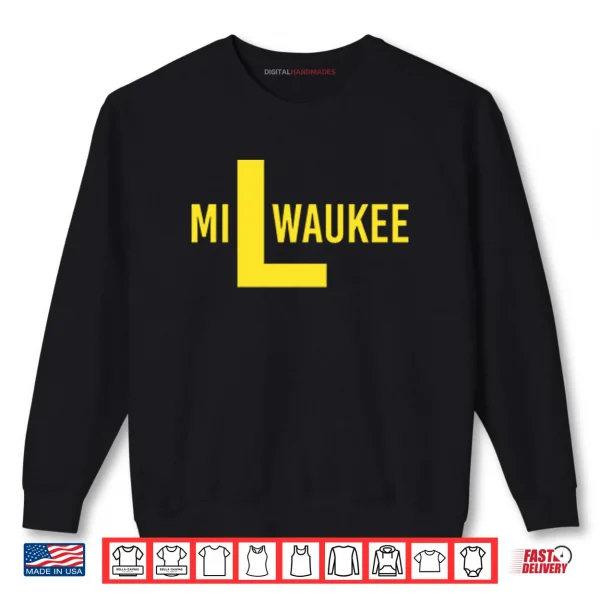 Sweatshirt Milwaukee Fly The L Flag Shirt