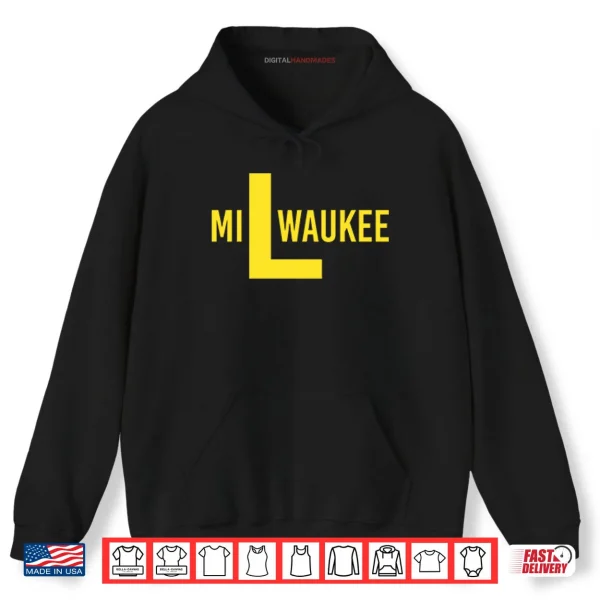 Hoodie Milwaukee Fly The L Flag Shirt