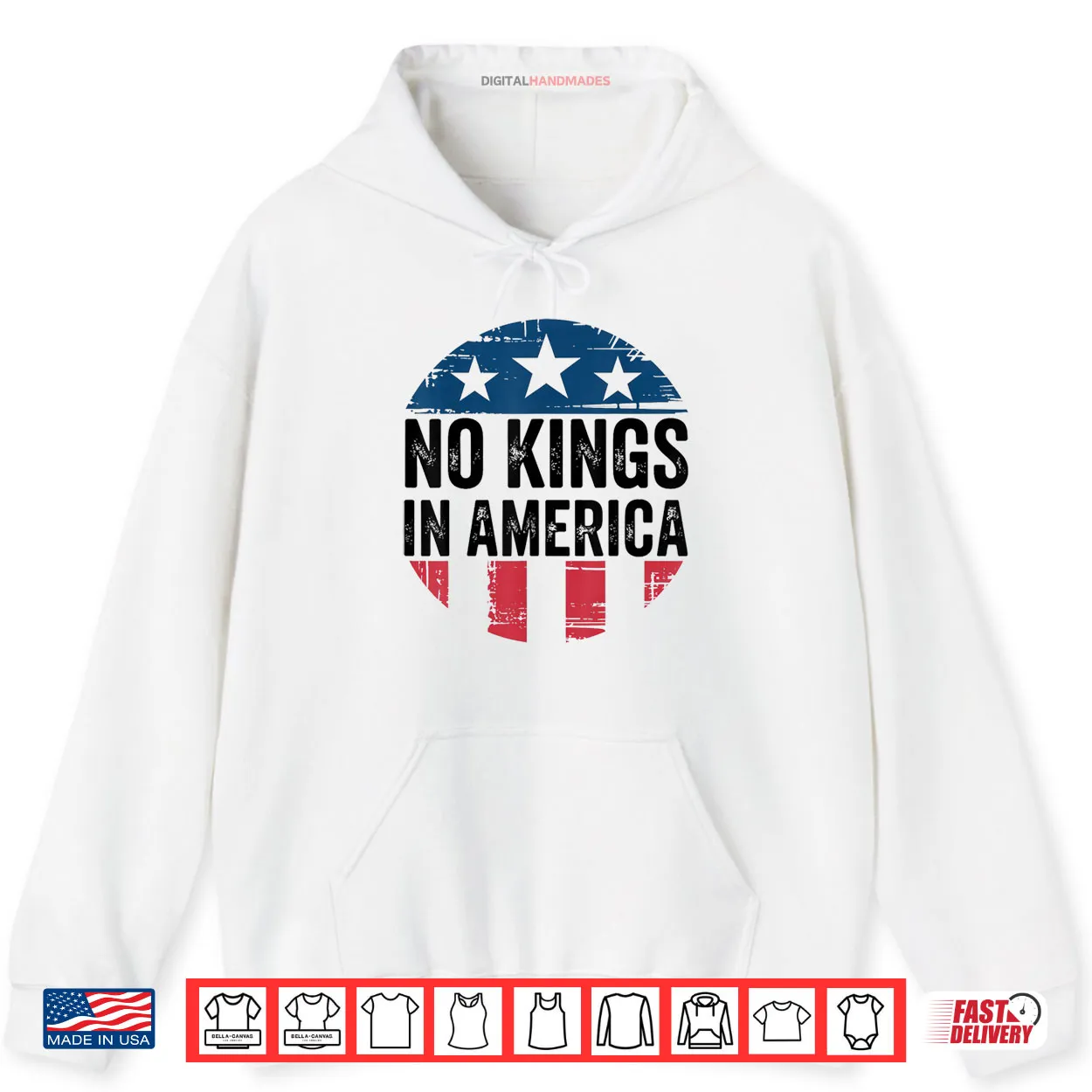 No Kings in America Vintage Shirt No Kings in America Vintage Shirt