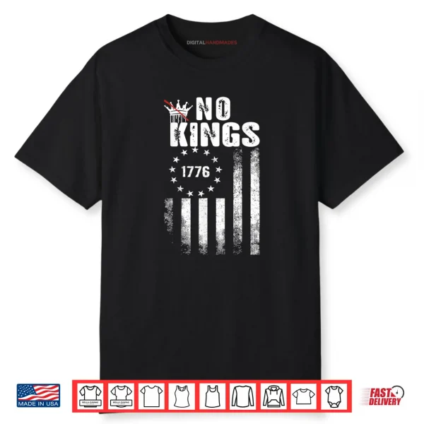 No Kings Patriotic Men Women Liberty Shirt No Kings Patriotic Men Women Liberty Shirt