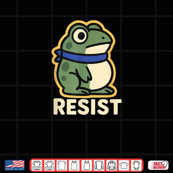 Cute Portland Frog Resist Shirt 3 Design Cute Portland Frog Resist Shirt