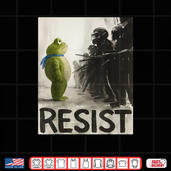 Design Portland Frog Protest Retro Vintage Shirt