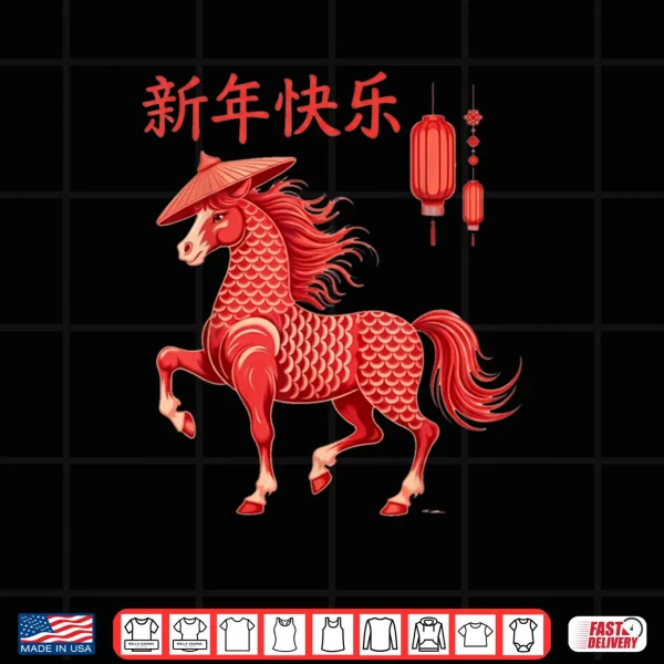 Design Chinese New Year 2026 Year of The Horse Shirt