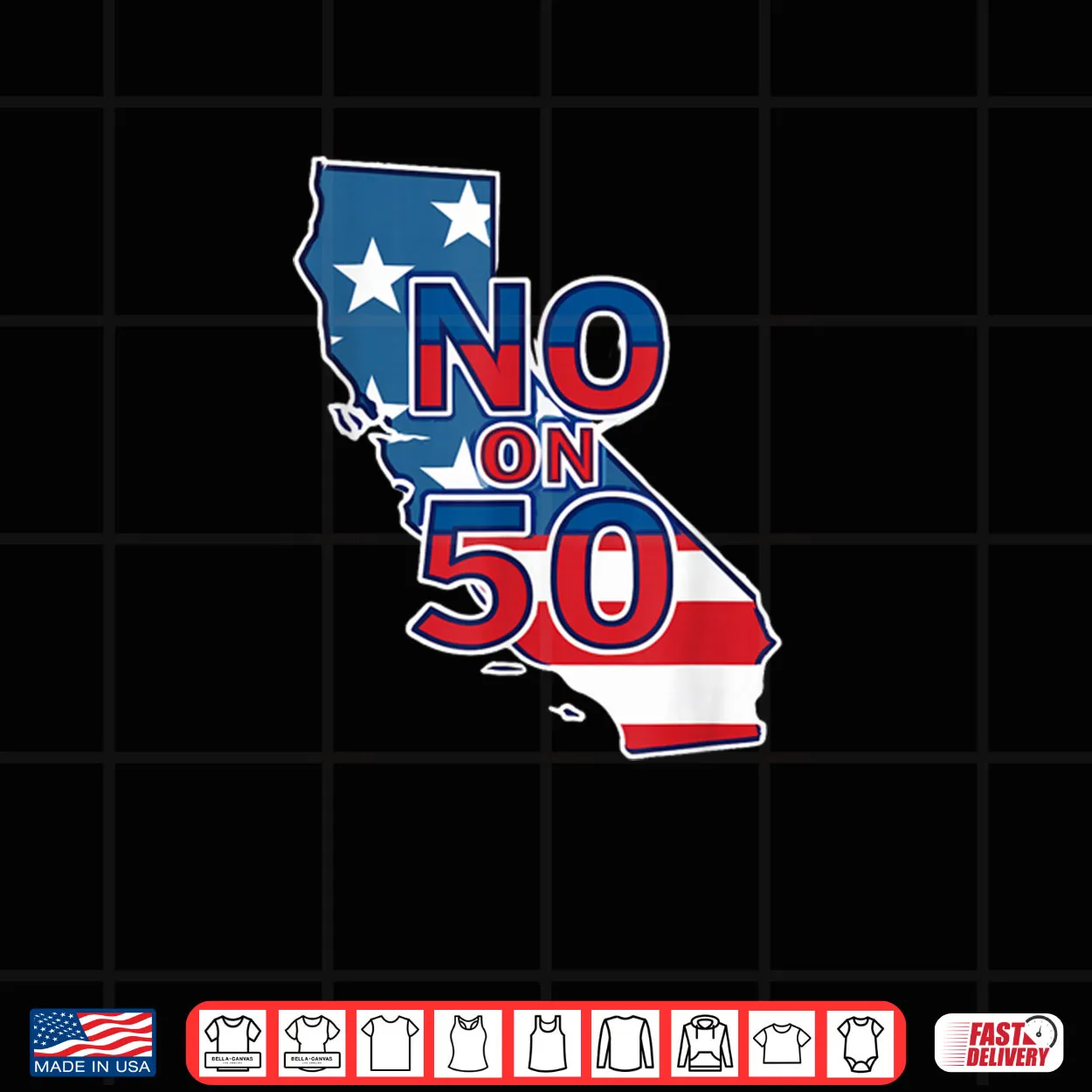 No On 50 California Election Proposition Shirt No On 50 California Election Proposition Shirt