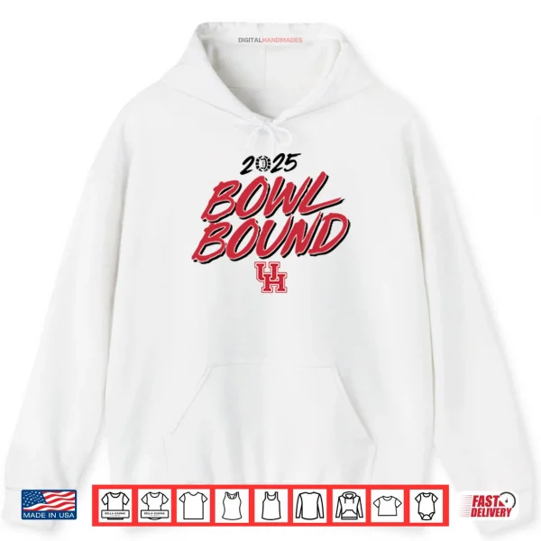 Hoodie Houston Cougars Bowl Bound 2025 Shirt