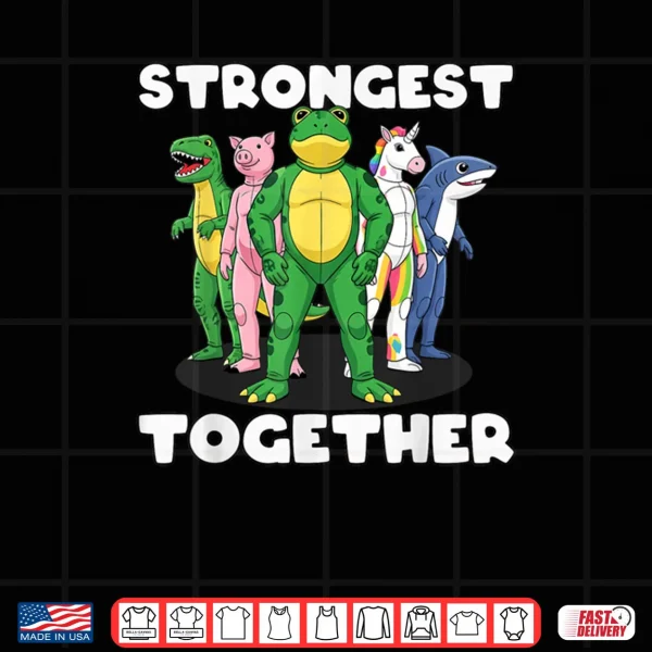 Design Strongest Together Portland Frog Costume Activist Group Frog Shirt