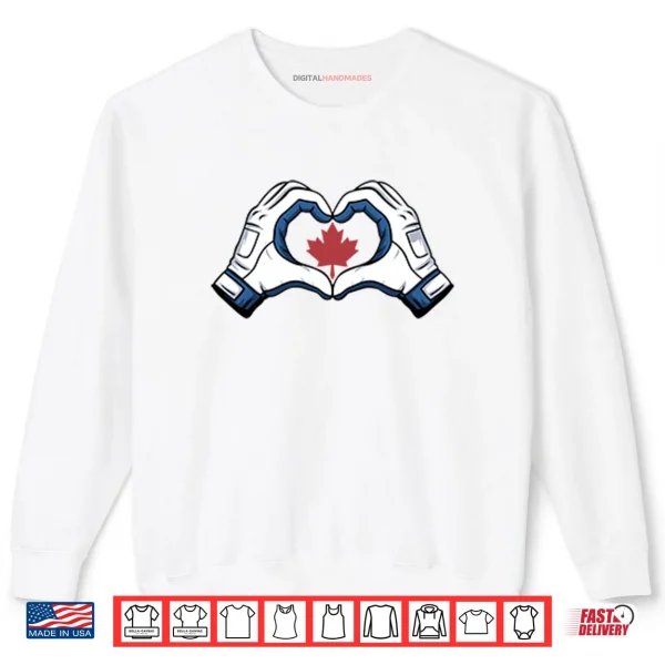 Sweatshirt George Springer Hand Heart Shirt