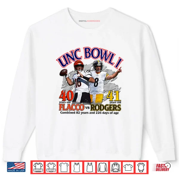 Sweatshirt Unc Bowl I Joe Flacco vs Aaron Rodgers Shirt