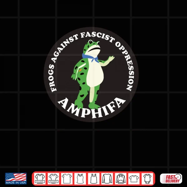 AMPHIFA Frogs Against Fascist Oppression Shirt 3 Design AMPHIFA Frogs Against Fascist Oppression Shirt
