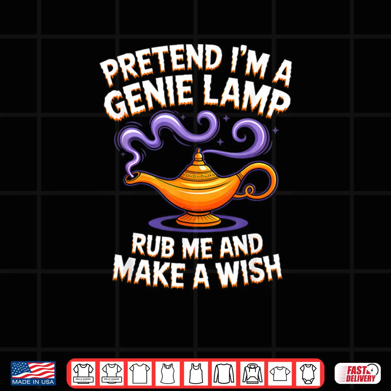 I’m a Genie Lamp Funny Lazy Halloween Costume Pretend Shirt I’m a Genie Lamp Funny Lazy Halloween Costume Pretend Shirt