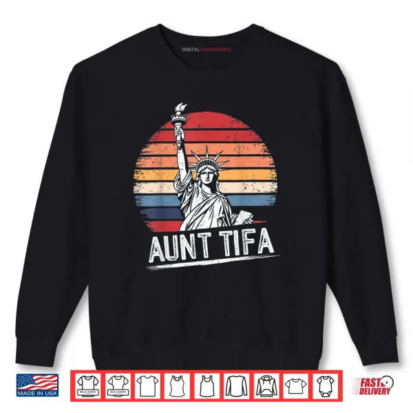 Aunt Tifa Meme Retro Vintage Shirt 1 Sweatshirt Aunt Tifa Meme Retro Vintage Shirt