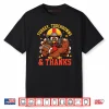 Turkey and Touchdowns Fall Football Thanksgiving Shirt