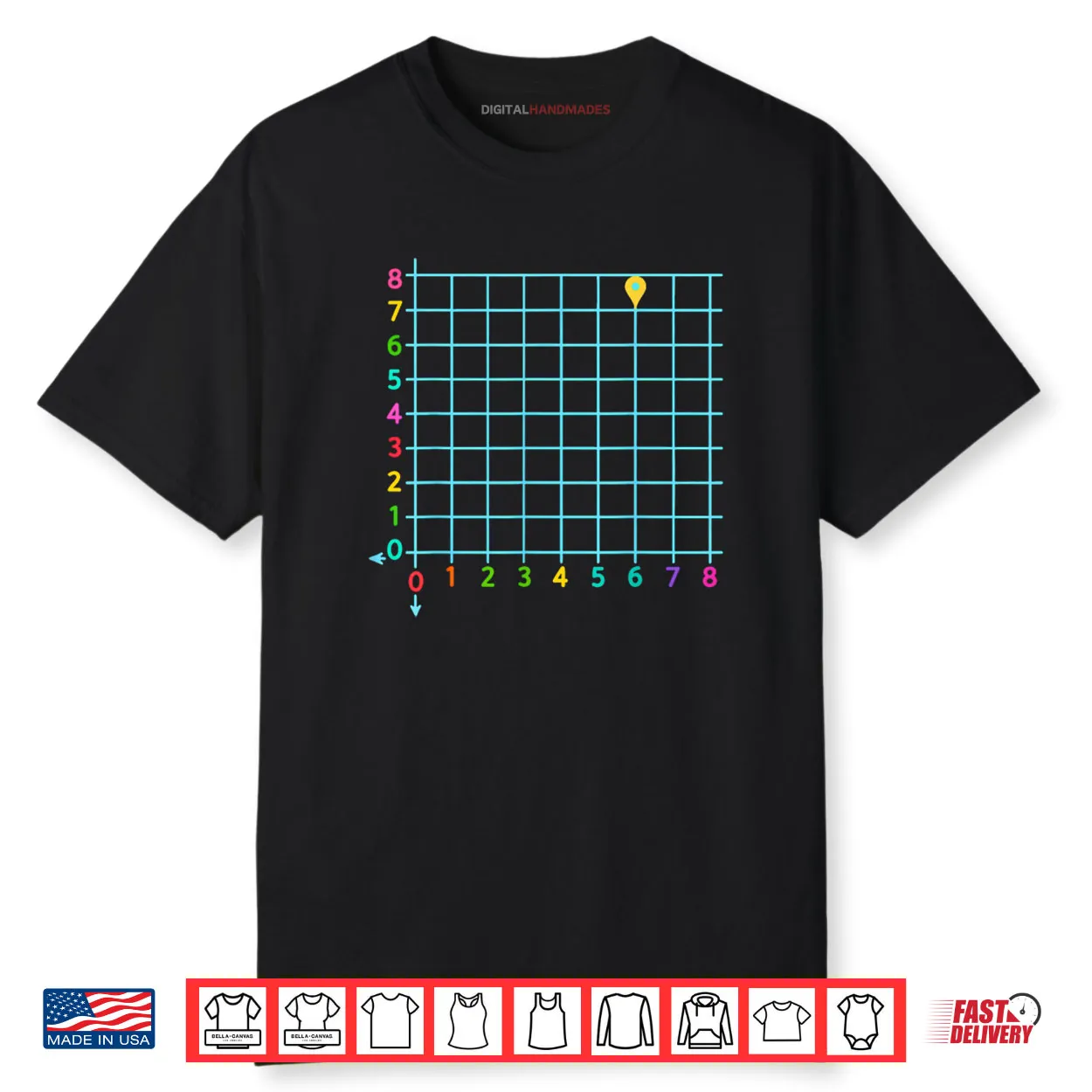 Coordinate 6 7 Math Teacher Colorful Shirt Coordinate 6 7 Math Teacher Colorful Shirt