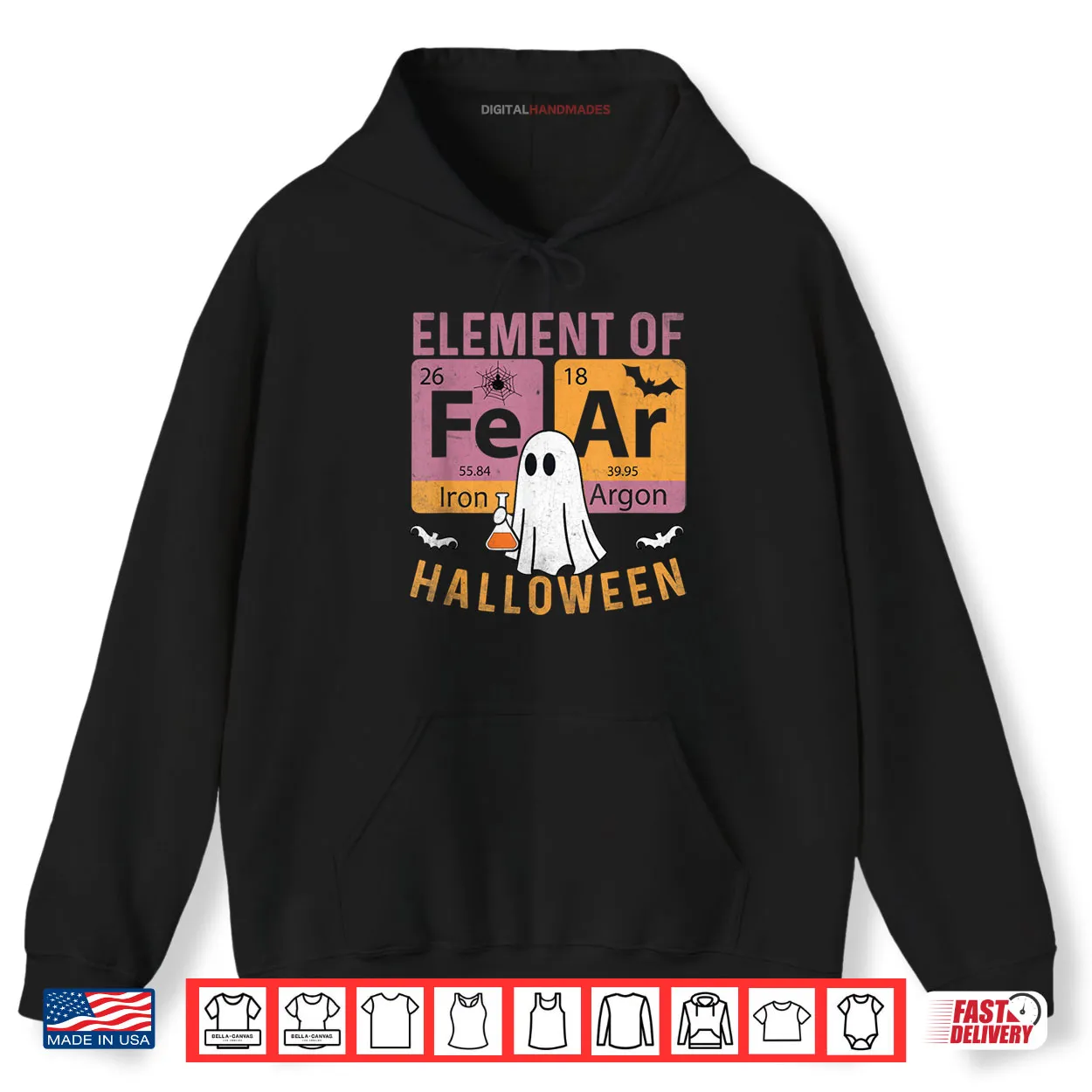 Chemistry Teacher Fear Periodically Elements of Halloween Shirt Chemistry Teacher Fear Periodically Elements of Halloween Shirt