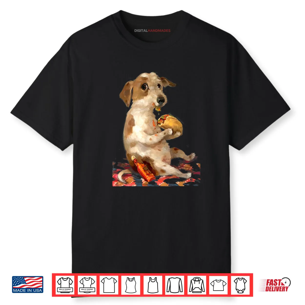 Dog Chill with Taco Vintage Shirt Dog Chill with Taco Vintage Shirt