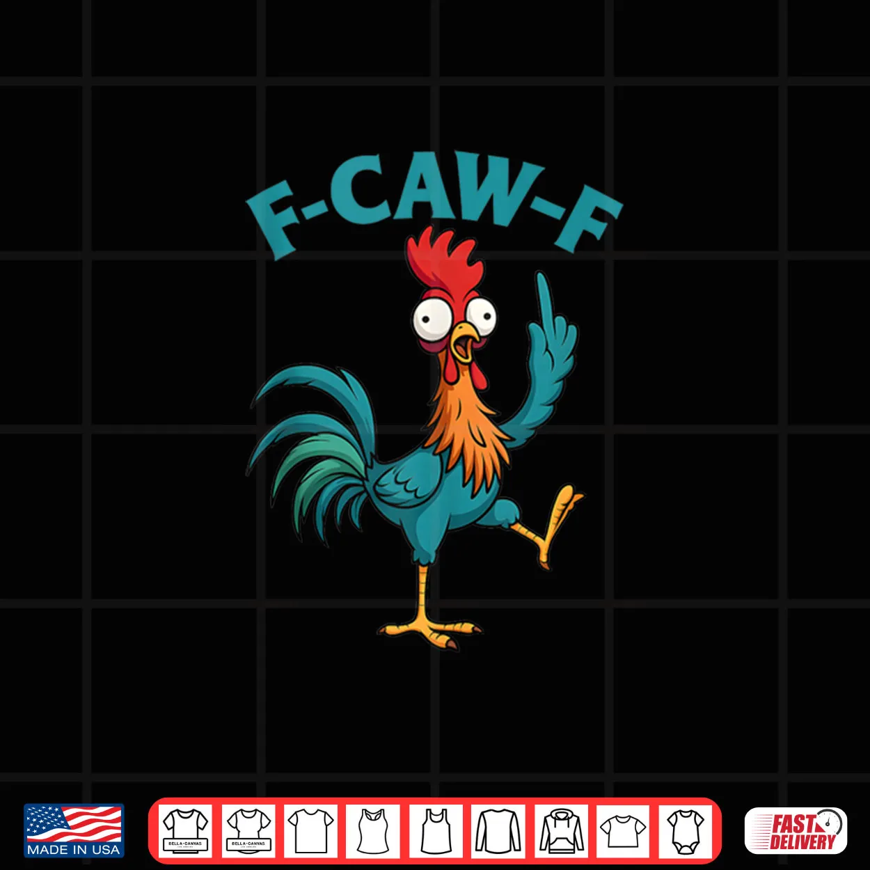 F Caw F Rooster Funny Bird Fcawf Chicken Whisperer Fawk Off Shirt F Caw F Rooster Funny Bird Fcawf Chicken Whisperer Fawk Off Shirt