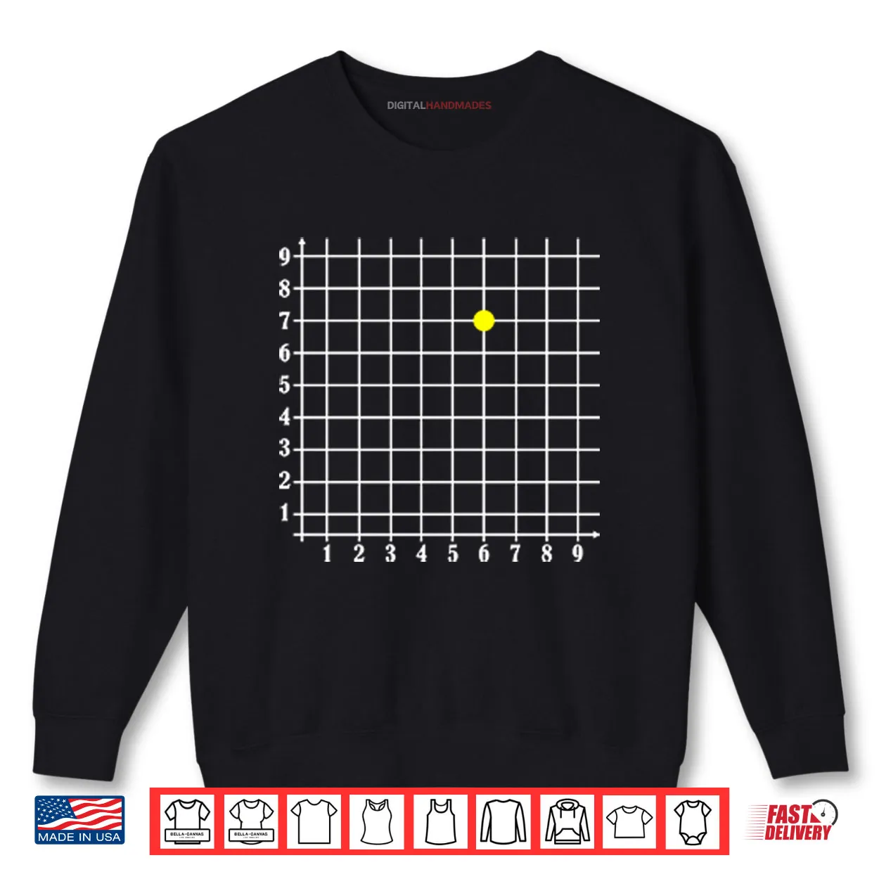 Coordinate (6,7) Funny Math Teacher Six Seven Meme Shirt Coordinate (6,7) Funny Math Teacher Six Seven Meme Shirt
