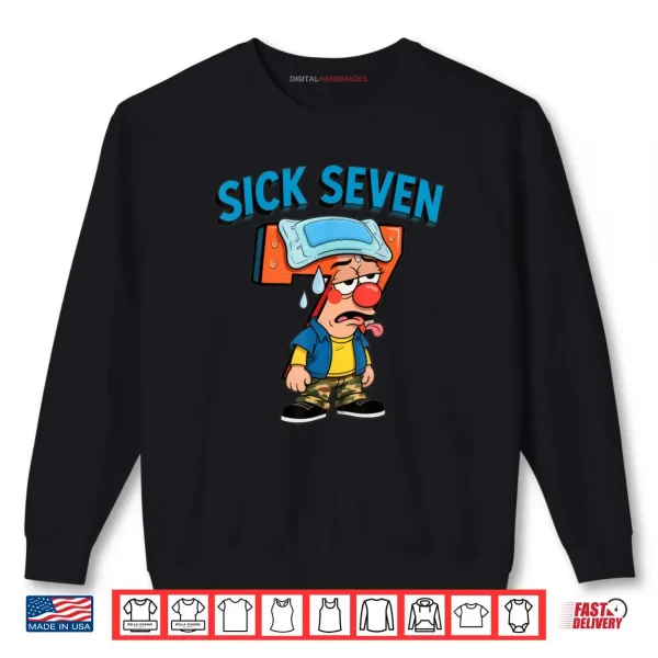 Sweatshirt Sick Seven Funny Meme 67 Six Seven Halloween Costume Shirt