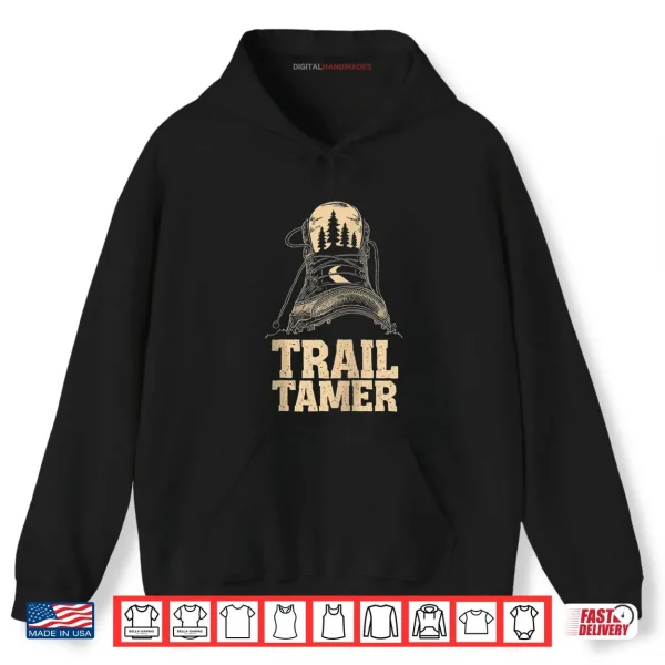Hoodie Trail Tamer Hiking Adventure Nature Explorer Art Shirt