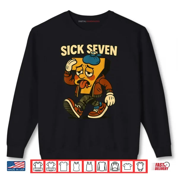 Sweatshirt Sick Seven 67 Halloween Costume Funny Six Seven Meme Shirt 1 1