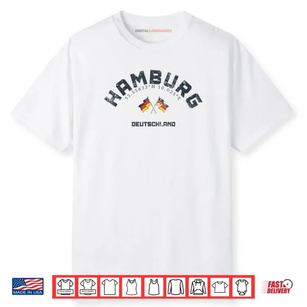 Germany Hamburg Shirt Germany Hamburg Shirt