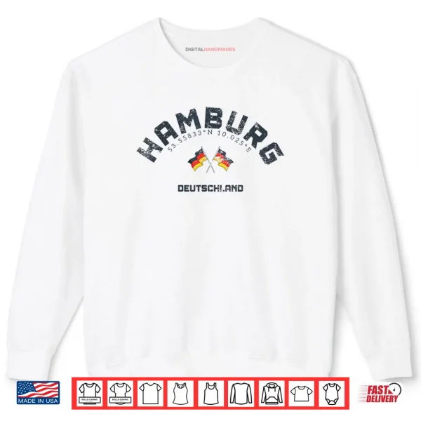 Germany Hamburg Shirt 1 Sweatshirt Germany Hamburg Shirt