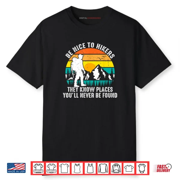 Mountain Hiking Hiker Outdoor Nature Explorer Adventure Shirt