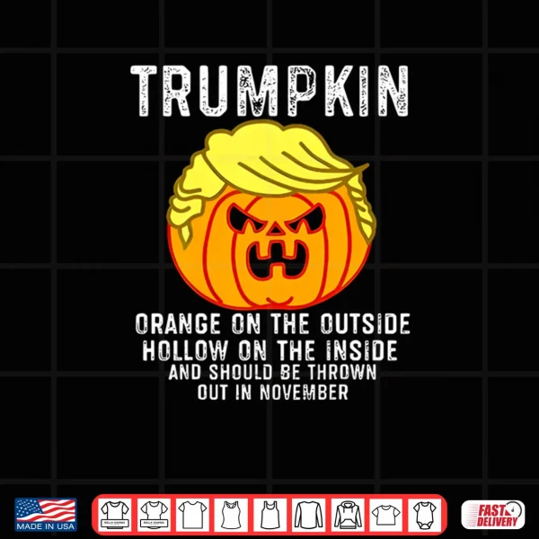 Design Trumpkin Orange On The Outside Hollow On The Inside Shirt