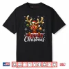 Merry Christmas Reindeer Plaid Pajamas Xmas Shirt